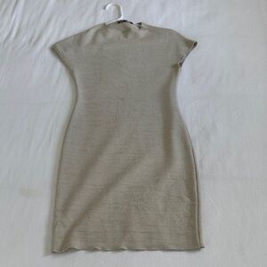 Zara Beige Knit Dress